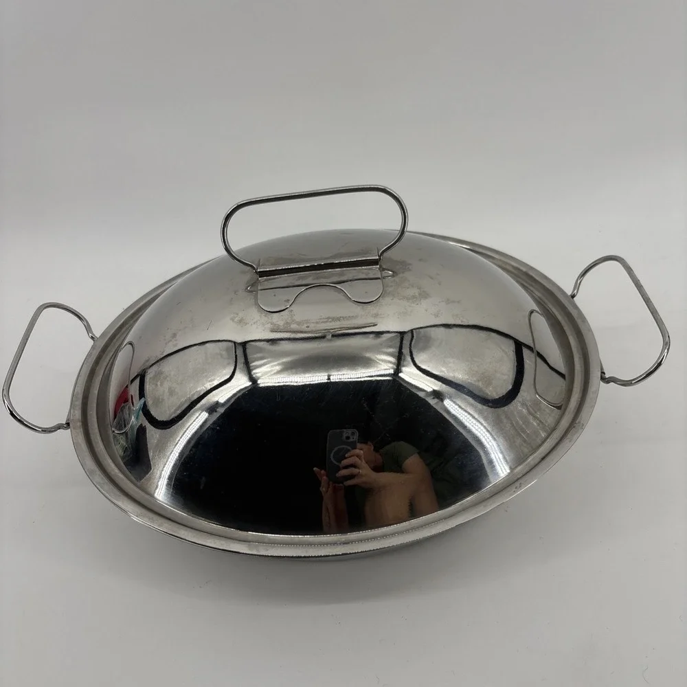 Cuisinart Pennsylvania Dutch Oval Roasting Pan 2 Qt C59-29D Stainless‎ Steel